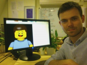 Antony and his Lego twin start work